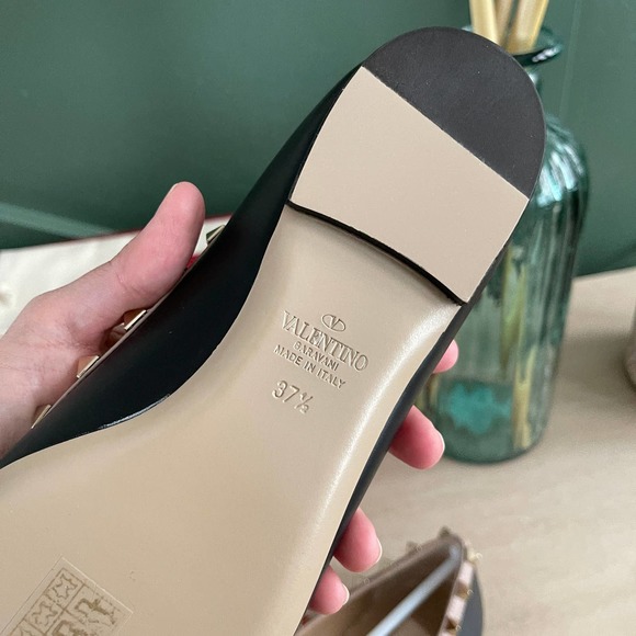 ❌SOLD❌Valentino Garavani Rockstud Ballet Flats Black - Picture 10 of 11